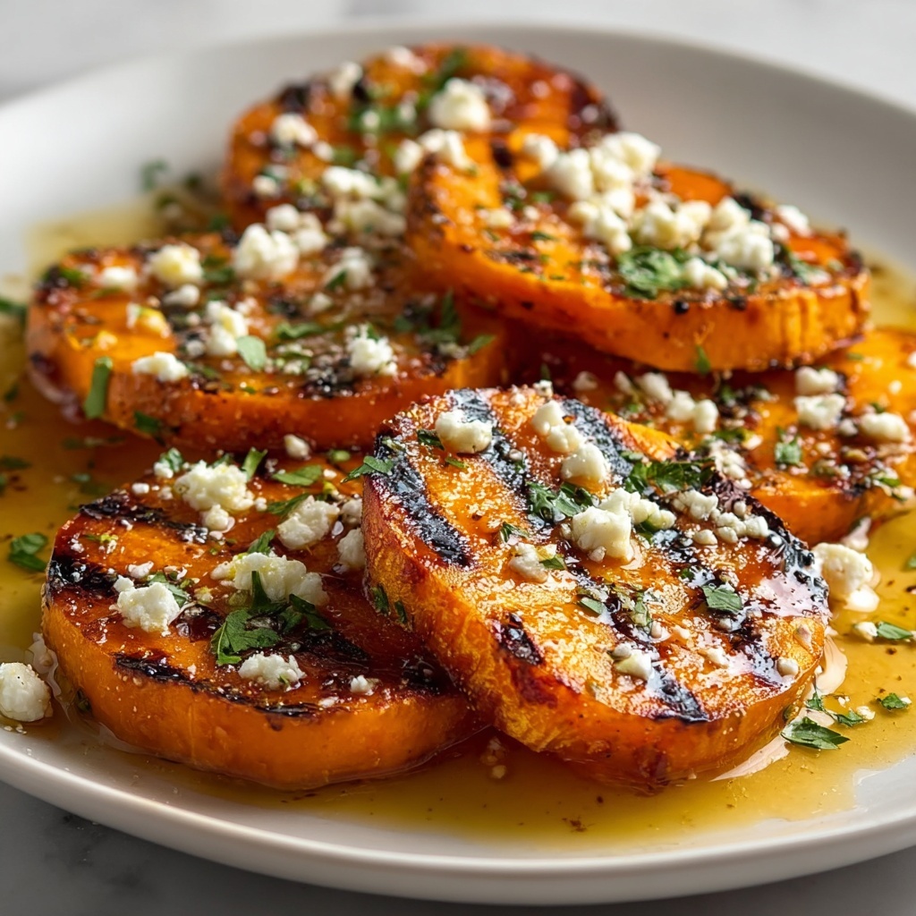 Roasted Sweet Potato Rounds with Honey & Feta Recipe - Recipe Image