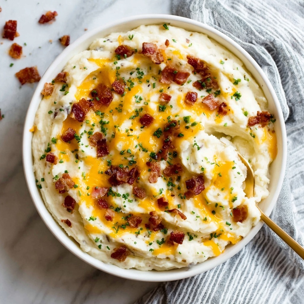 Slow Cooker Loaded Mashed Potatoes with Ranch Recipe - Recipe Image