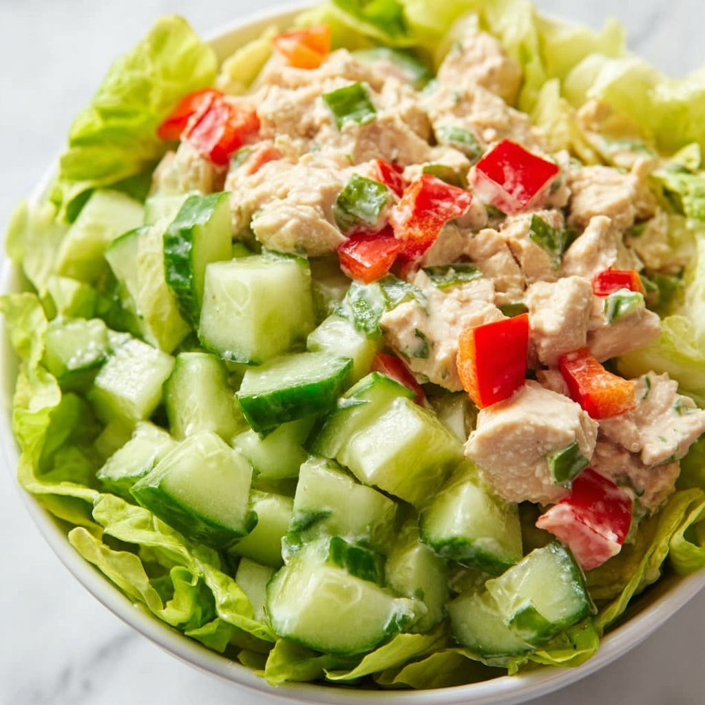 Cucumber Chicken Salad Recipe - Recipe Image