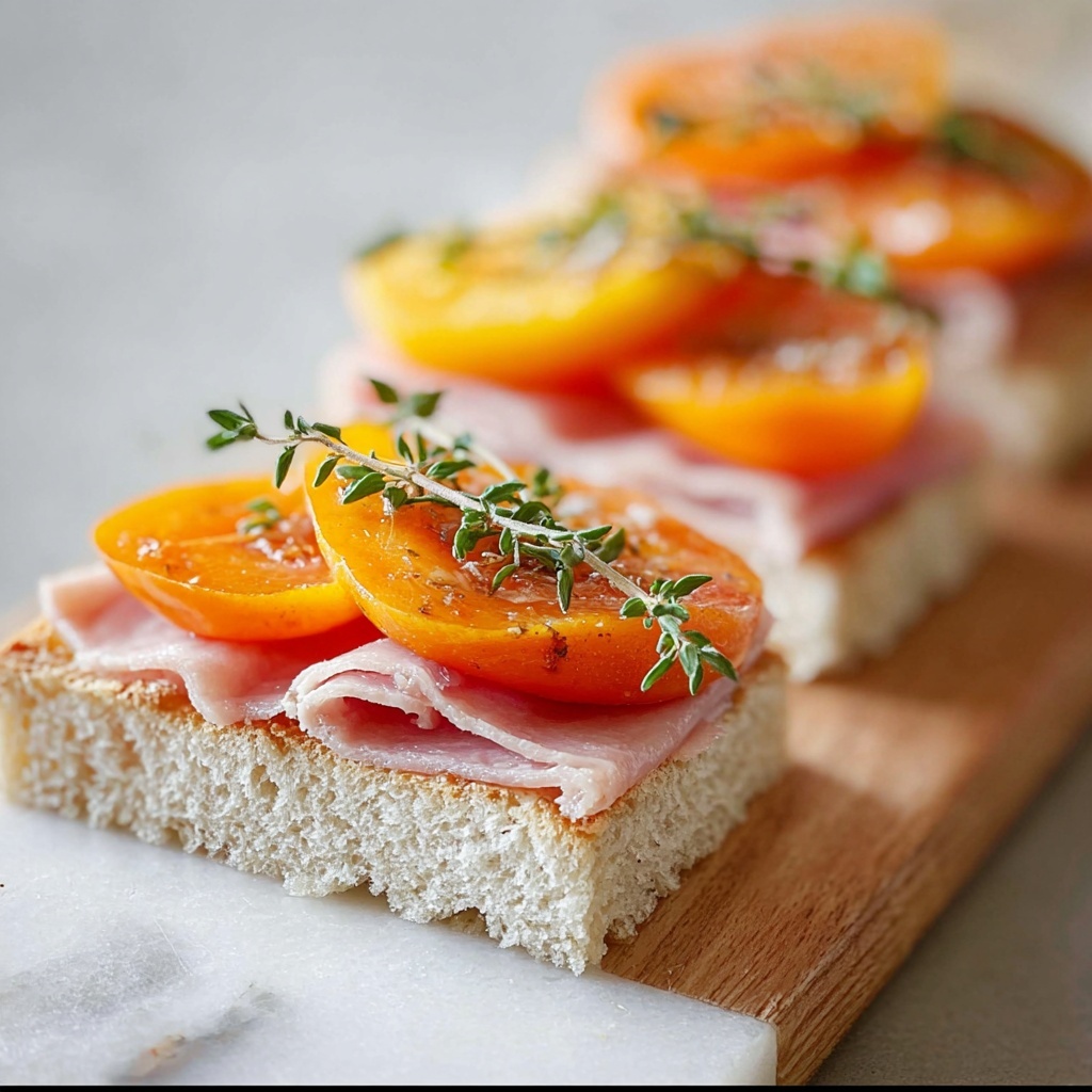 Persimmon Prosciutto Crostini Recipe - Recipe Image