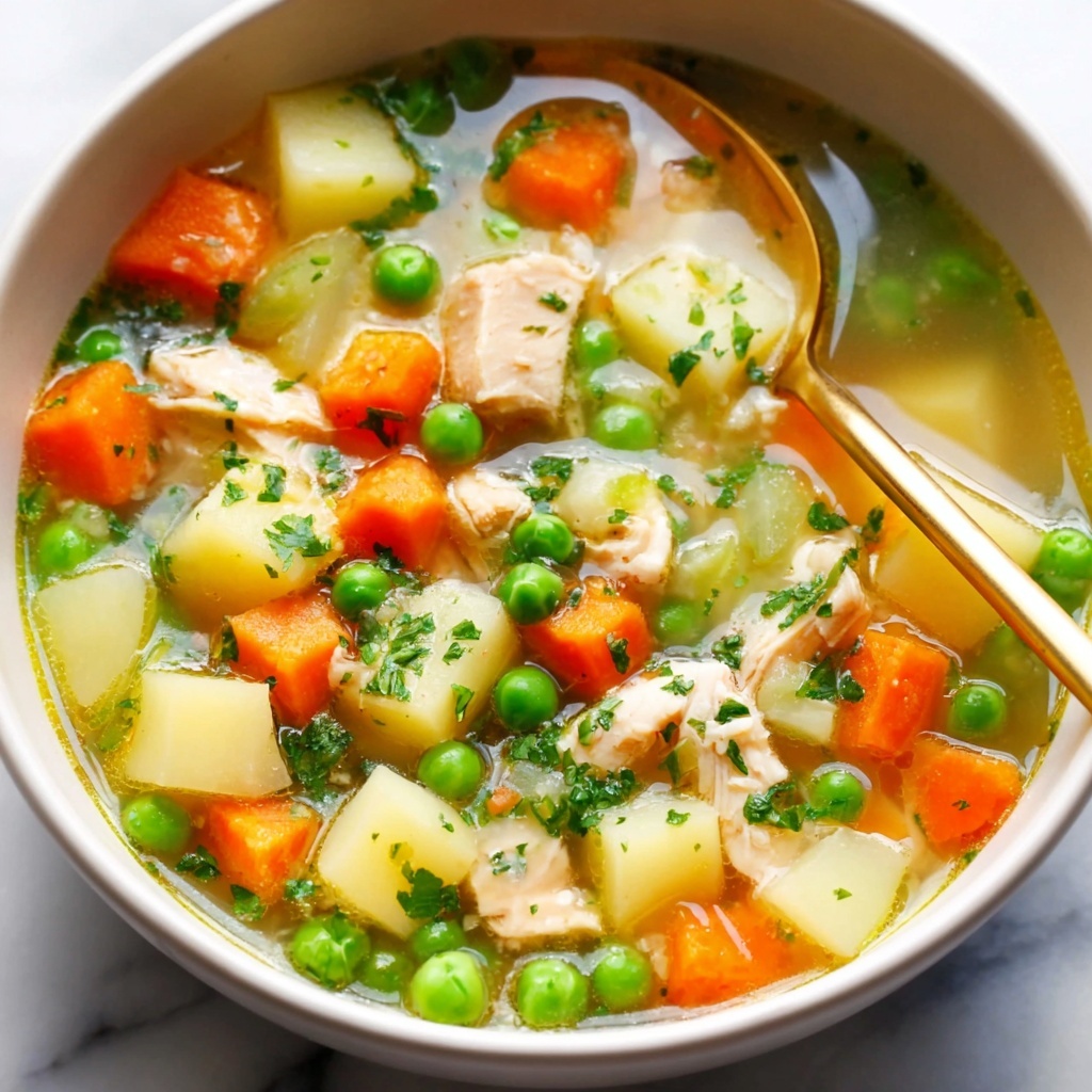 Crockpot Chicken Vegetable Soup Recipe - Recipe Image