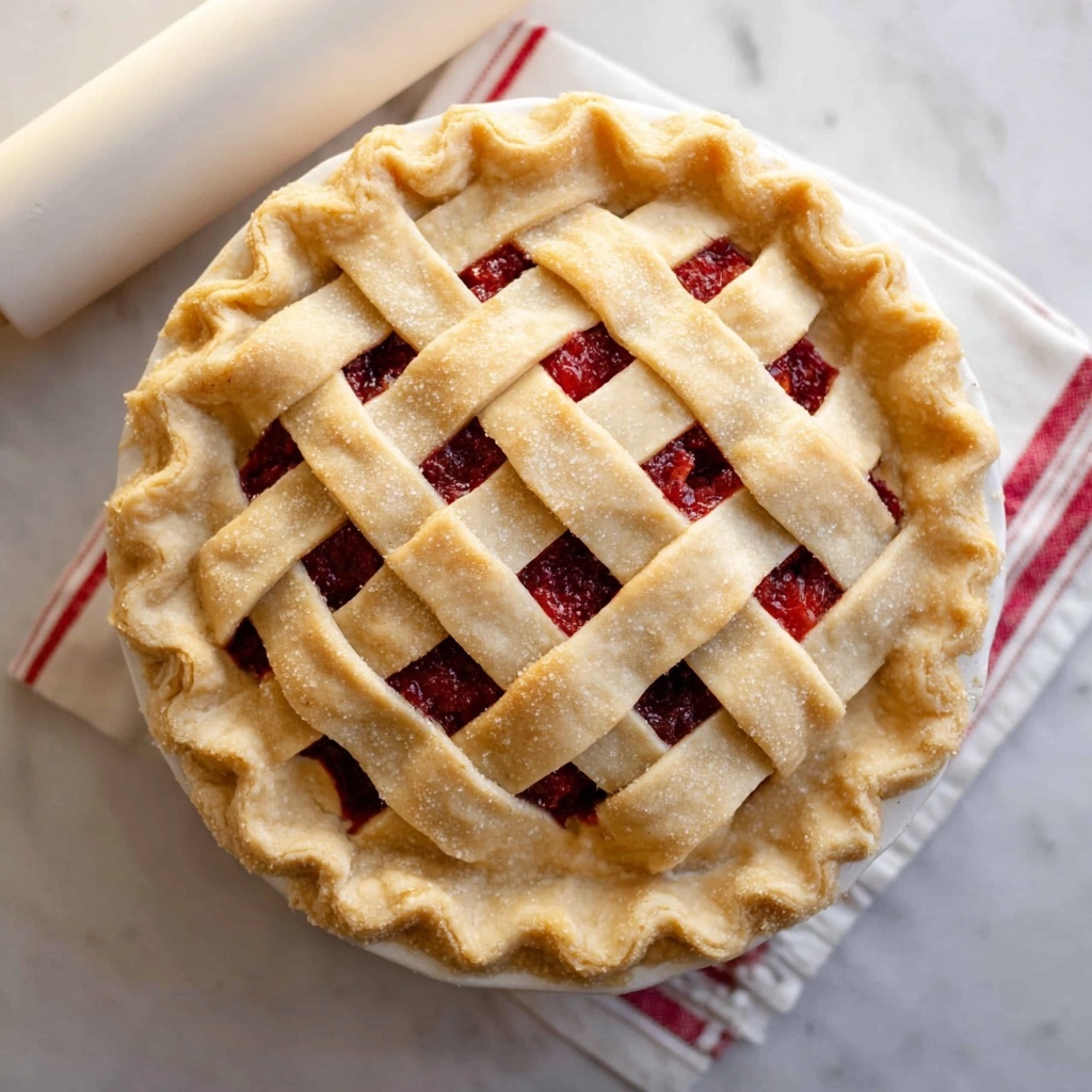 How to Make a Lattice Pie Crust Recipe - Recipe Image