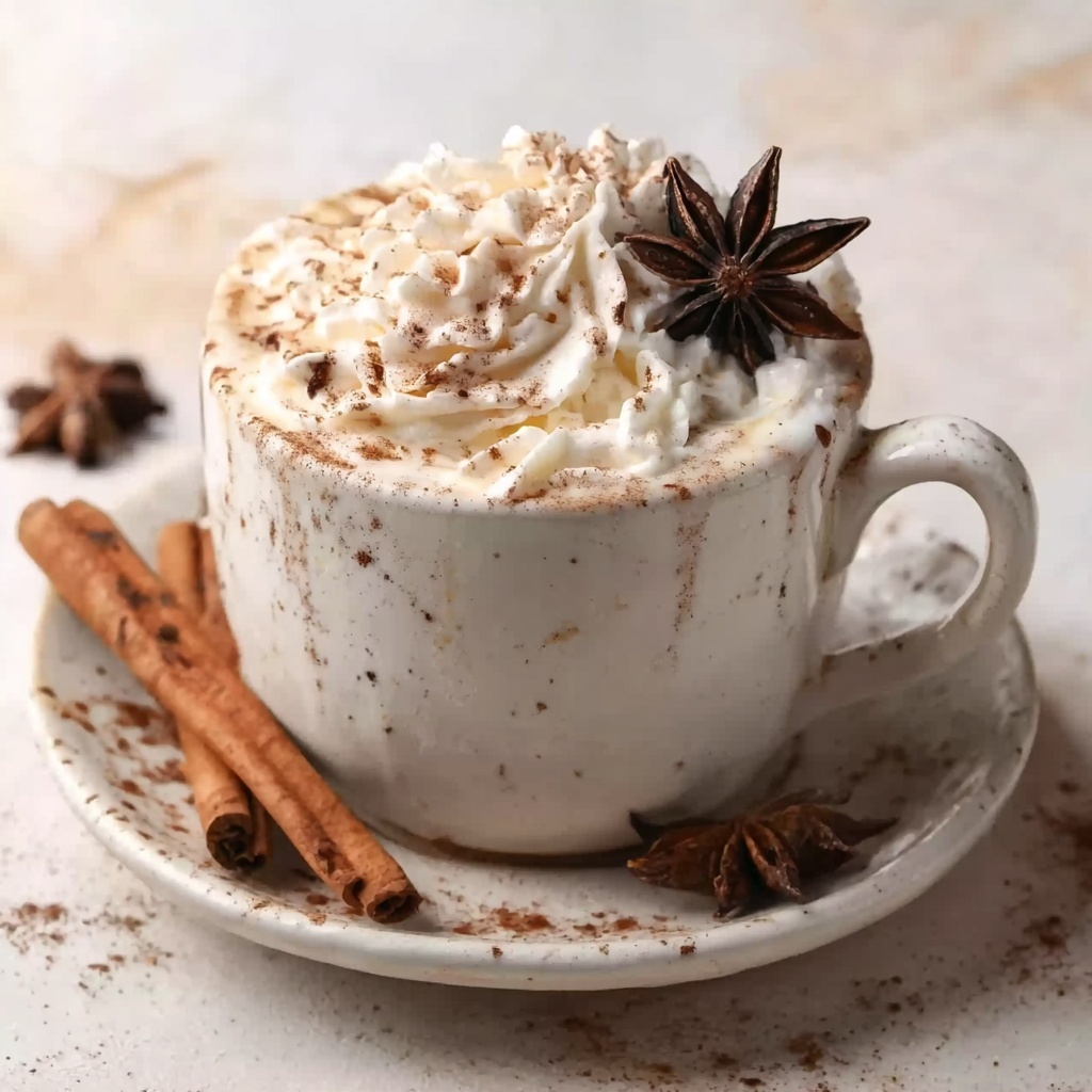 Chai White Hot Chocolate Recipe - Recipe Image