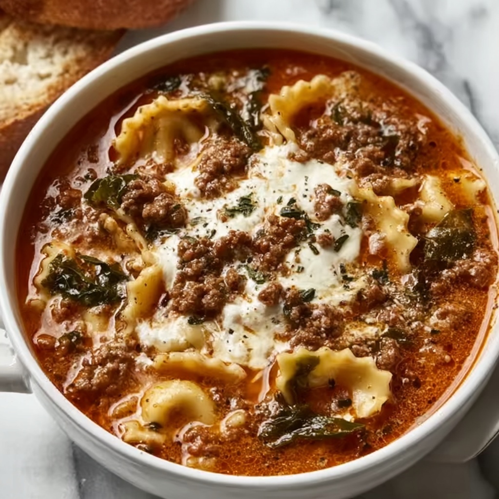 Crock Pot Lasagna Soup Recipe - Recipe Image