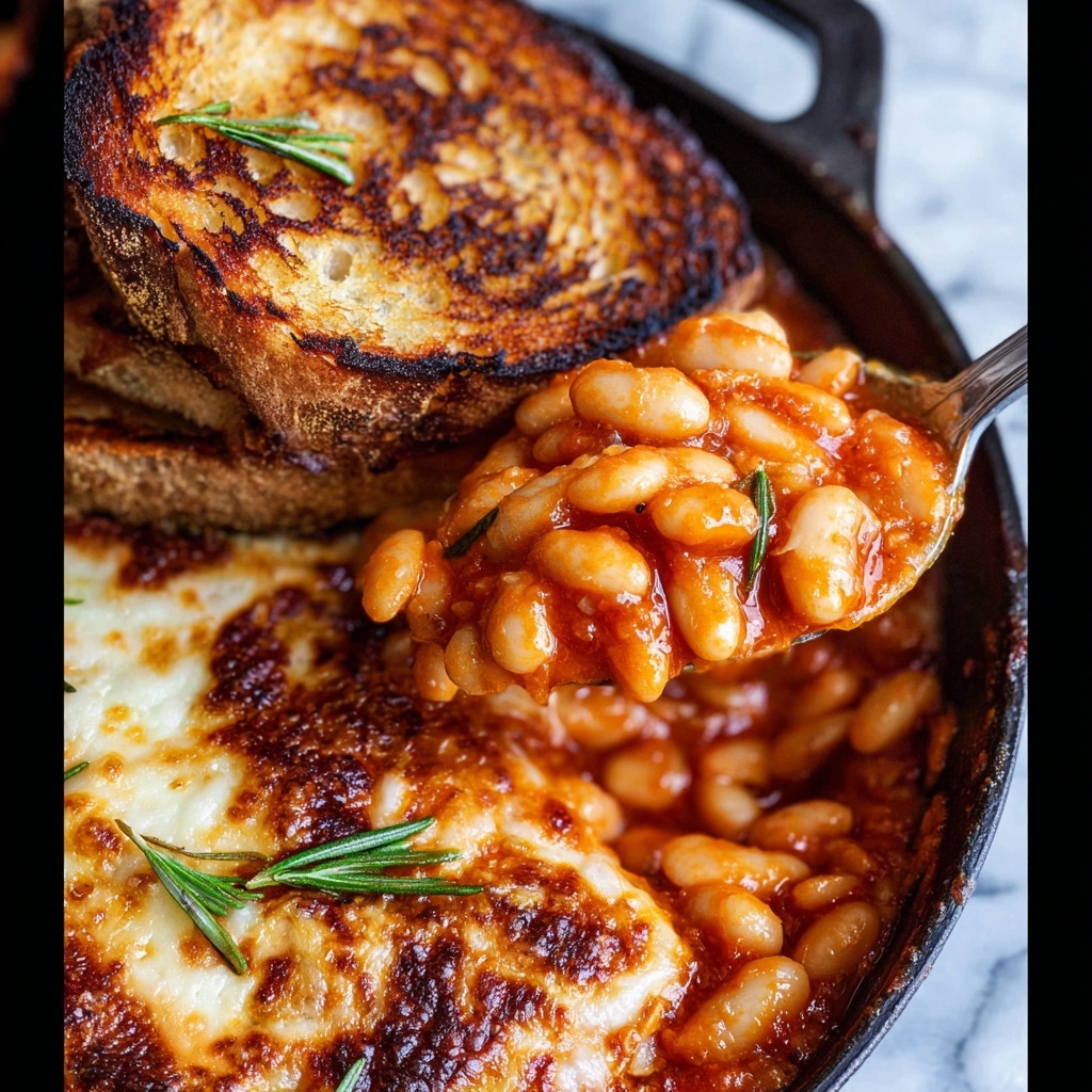 Cheesy White Bean Tomato Bake Recipe - Recipe Image