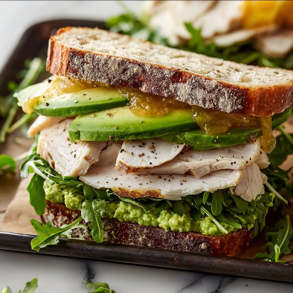 Honey Mustard Turkey Avocado Sandwich for Summer Bliss Recipe - Recipe Image