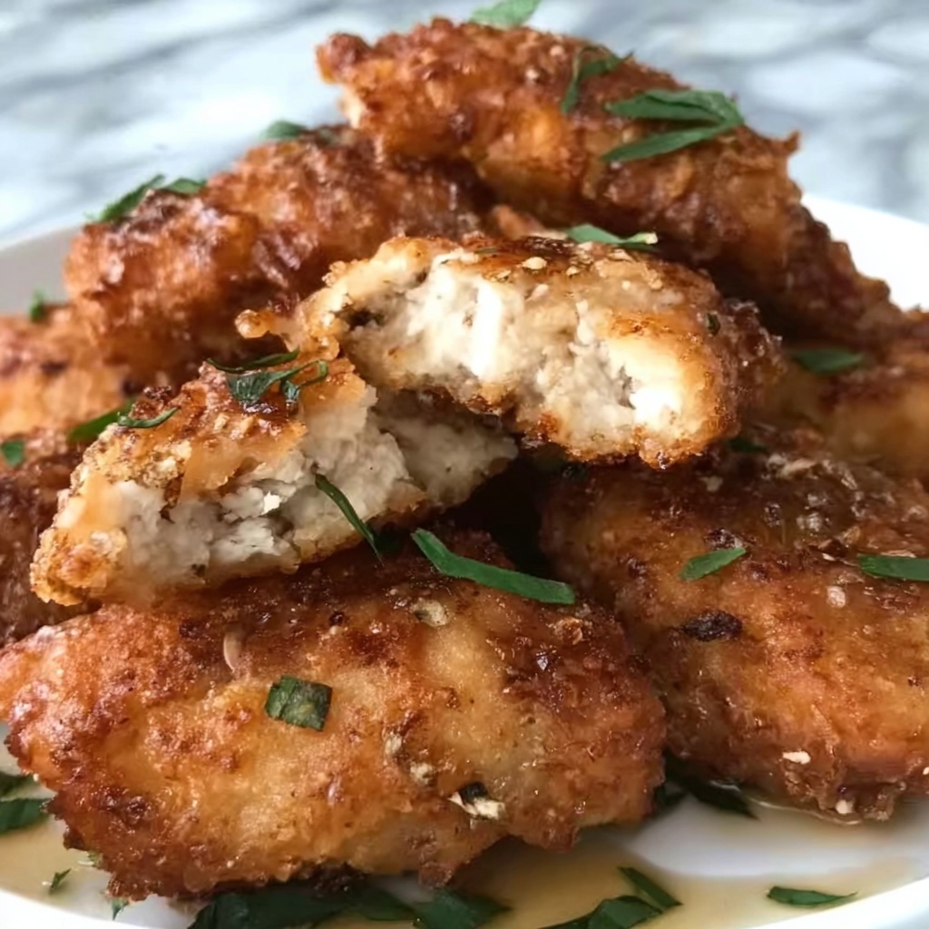 Air Fryer Honey Butter Garlic Chicken Tenders Recipe - Recipe Image