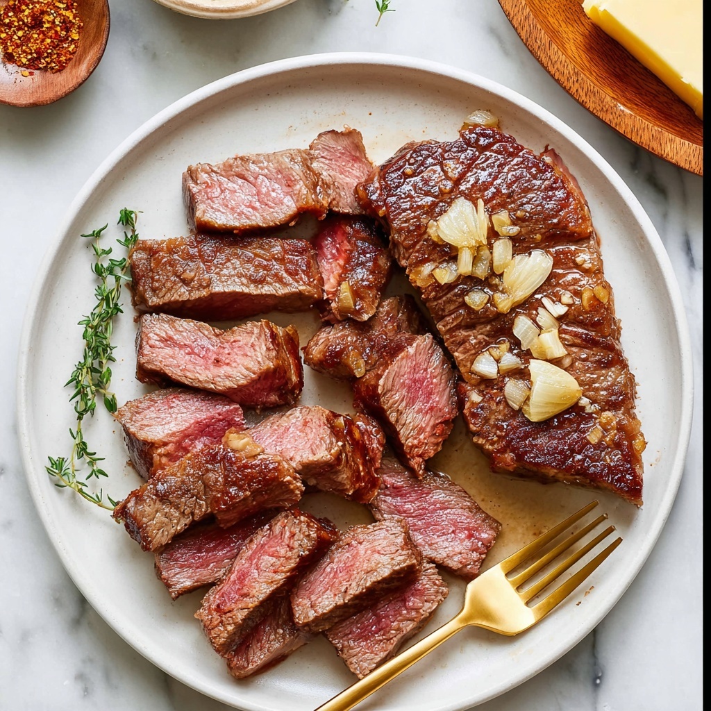 Sous Vide Steak with Herb-Infused Butter and Perfect Seared Crust Recipe - Recipe Image