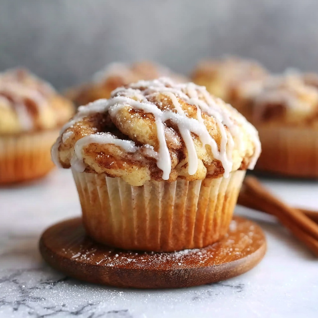 Cinnamon Roll Muffins Recipe - Recipe Image