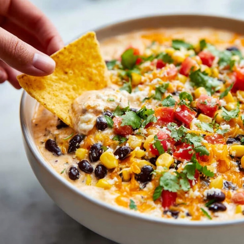 Black Bean Corn Mexican Fiesta Dip Recipe - Recipe Image