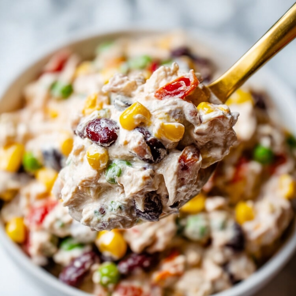 Creamy Southwest Chicken Salad Recipe - Recipe Image