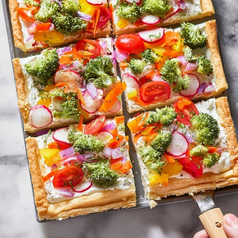 Crescent Roll Veggie Pizza Recipe