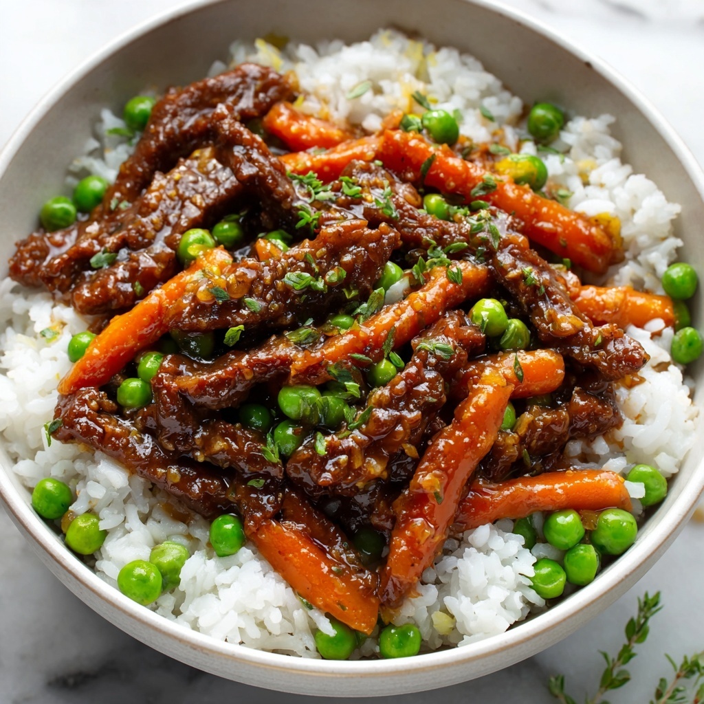 Crispy Beef Rice Bowl: A Delicious Quick and Satisfying Meal Recipe - Recipe Image