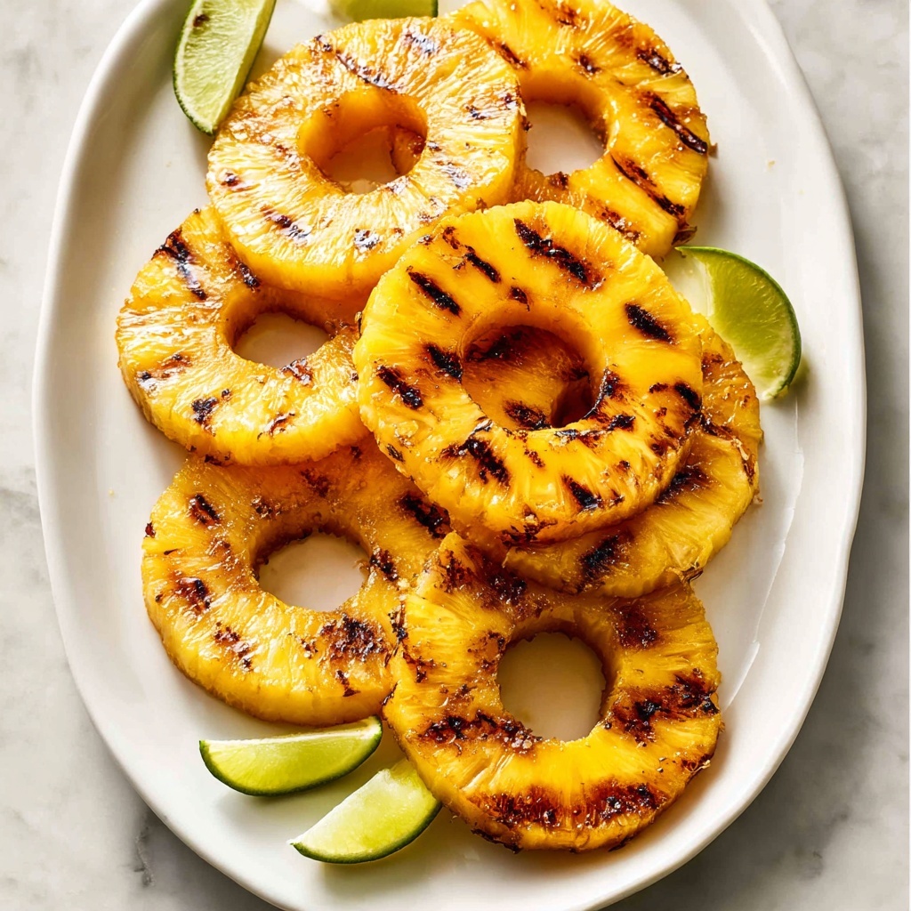 Grilled Pineapple with Lime, Cinnamon, and Chili Glaze Recipe - Recipe Image