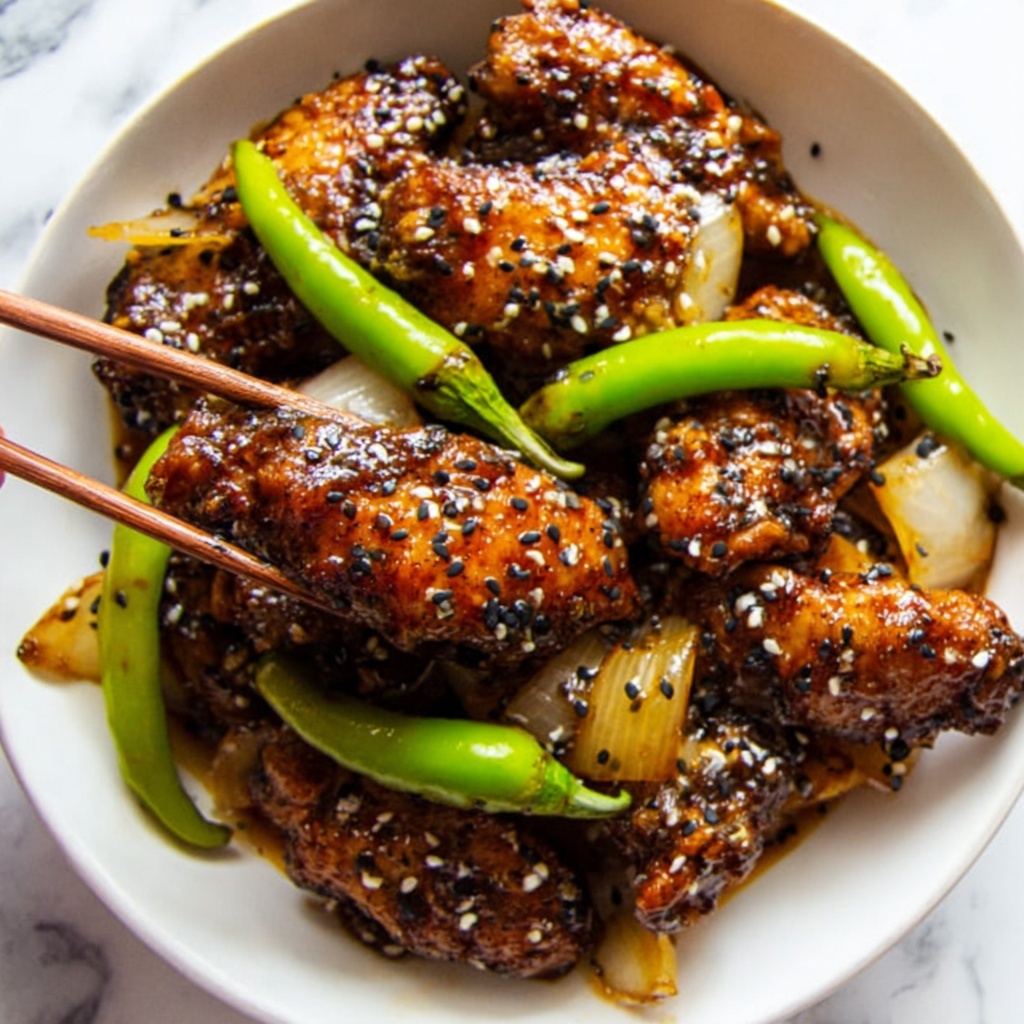 Black Pepper Chicken Stir-Fry Recipe - Recipe Image