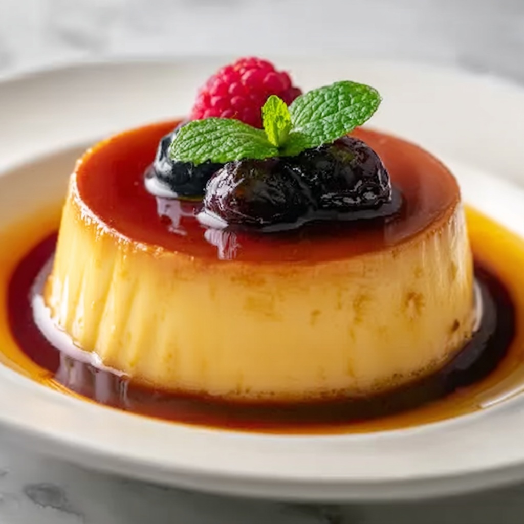 Easy Flan Recipe - Recipe Image