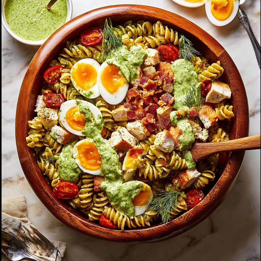 The Most Amazing Avocado Pasta Salad Recipe - Recipe Image