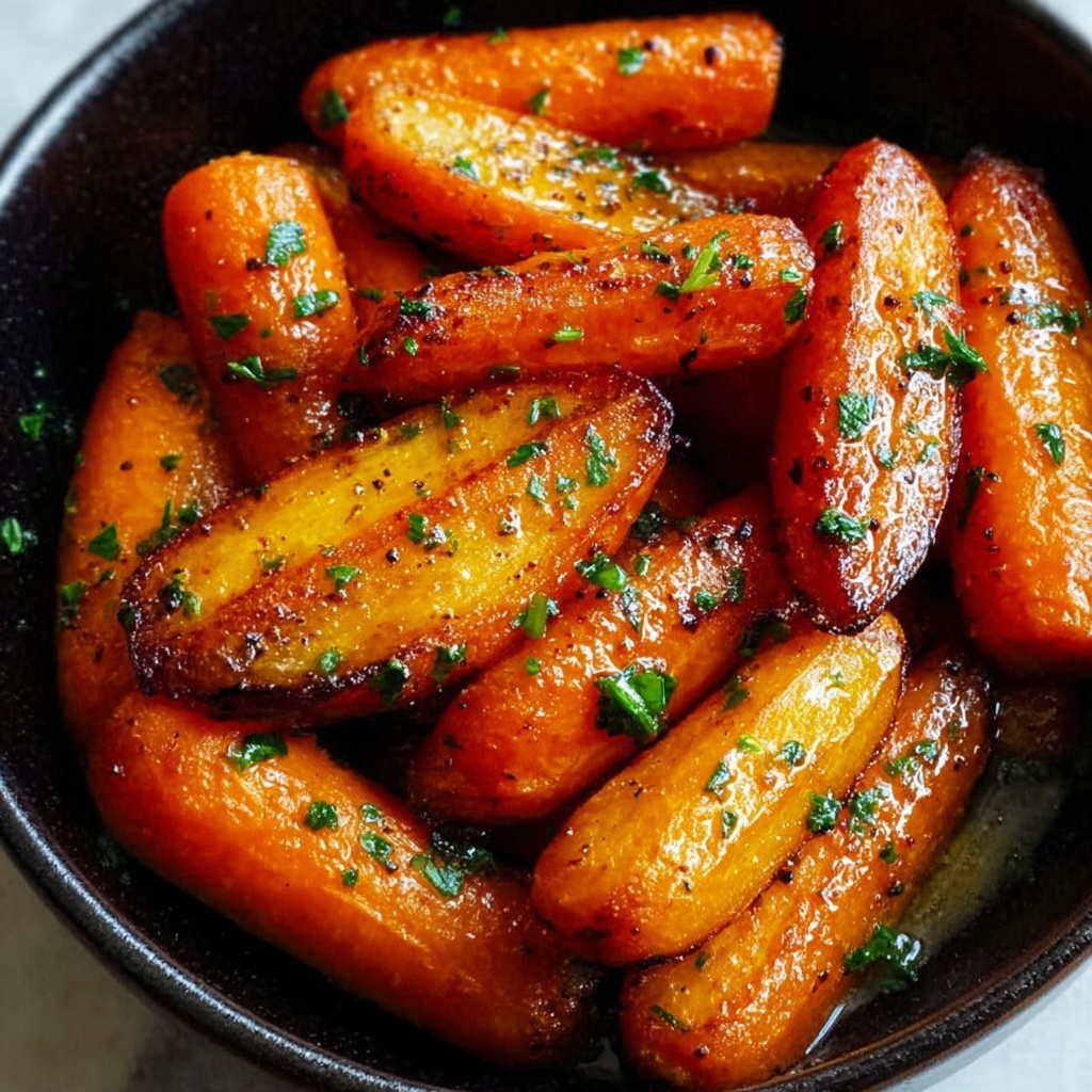 Honey Garlic Butter Carrots: A Deliciously Simple Side Dish Recipe - Recipe Image