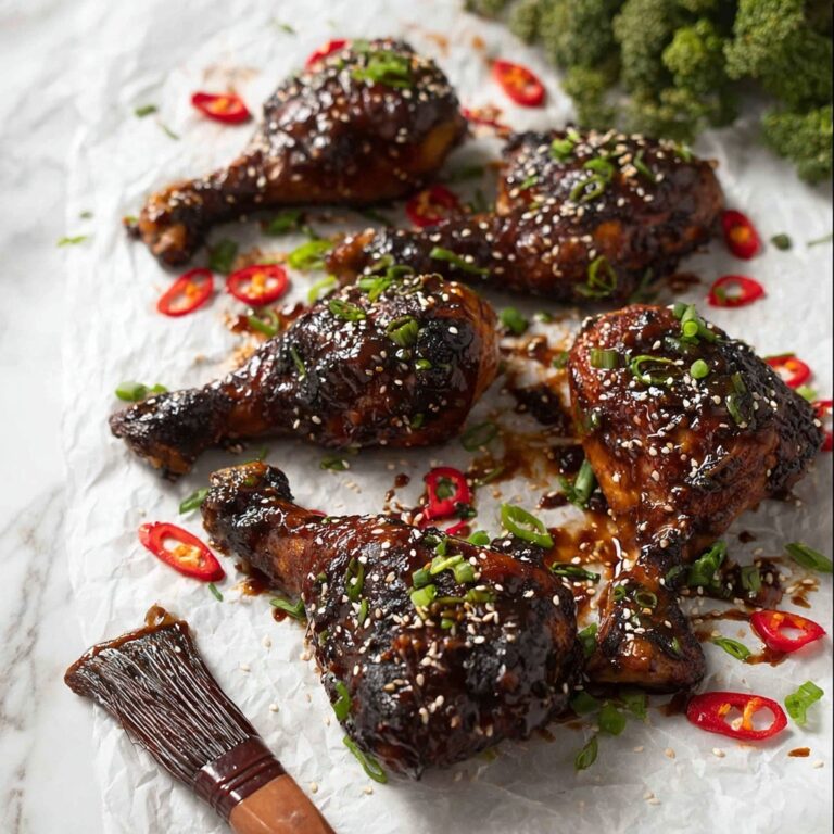 Sticky Chinese Plum Sauce Chicken Drumsticks Recipe