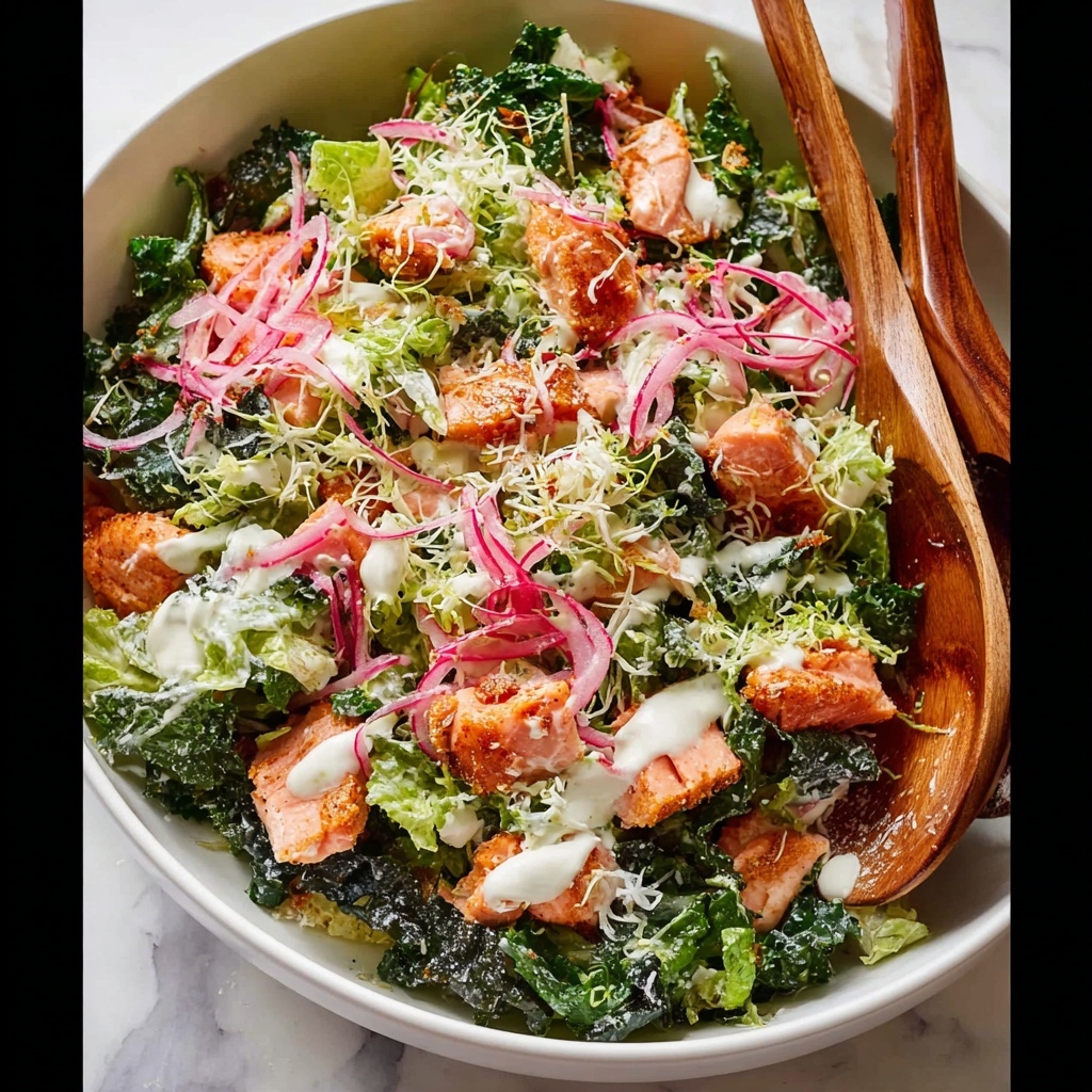 Celebration Salmon Salad with Yoghurt Ranch Dressing Recipe - Recipe Image