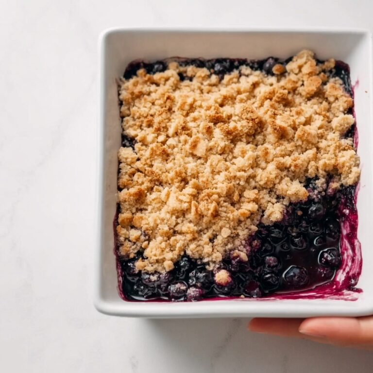 Blueberry Crisp Recipe