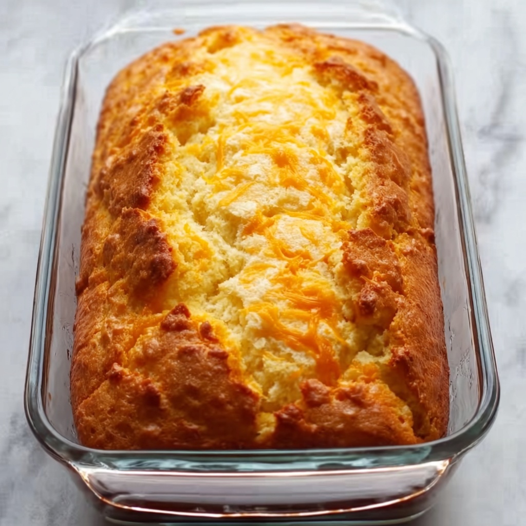 Easy Cheddar Cheese Bread Recipe - Recipe Image