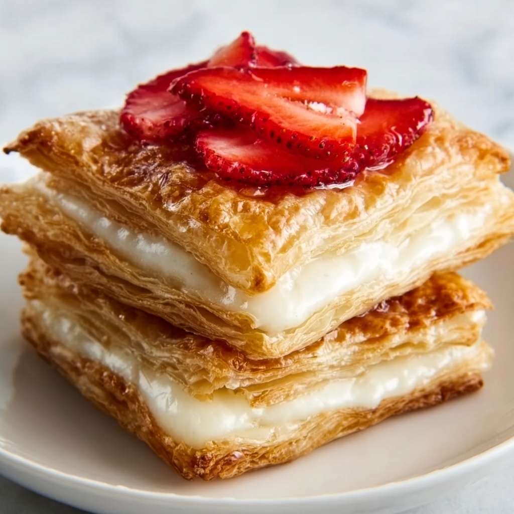 Strawberry Cream Cheese Danish Delights Recipe - Recipe Image