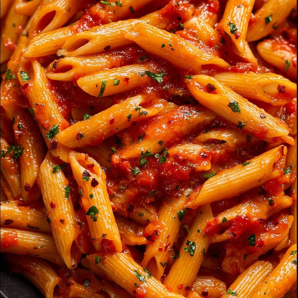 Penne all'Arrabbiata (Spicy Tomato Pasta) Recipe - Recipe Image