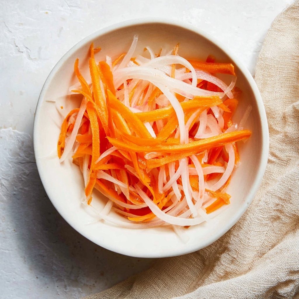 Vietnamese Pickled Carrots and Daikon Radish Recipe - Recipe Image