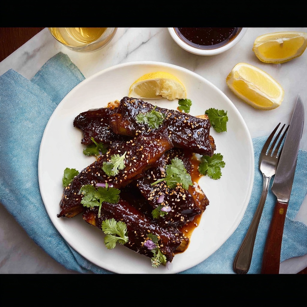 Sticky Chinese Pork Spare Ribs Recipe - Recipe Image