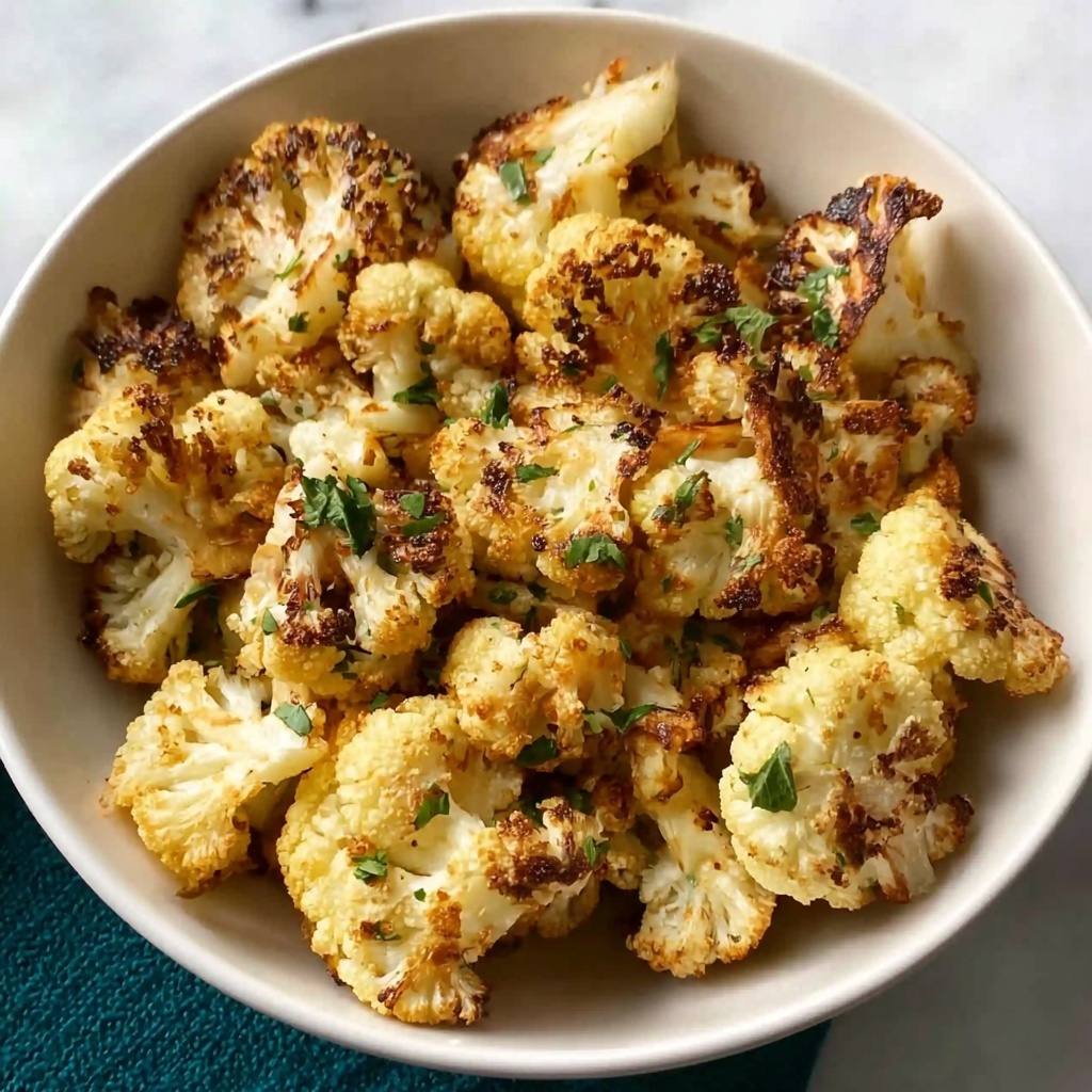 Crispy Roasted Cauliflower with Garlic and Herbs Recipe - Recipe Image