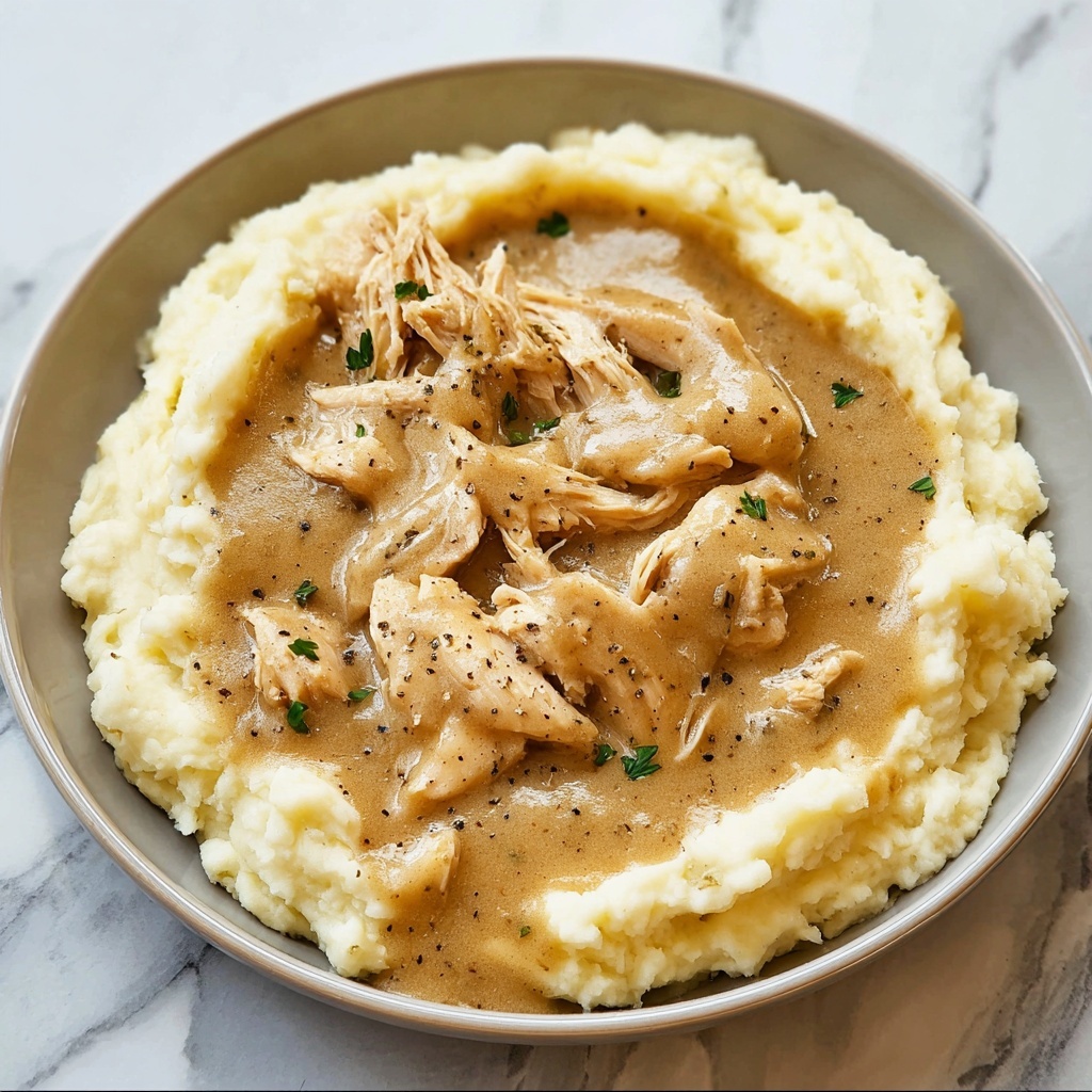 Homestyle Chicken and Gravy Recipe - Recipe Image