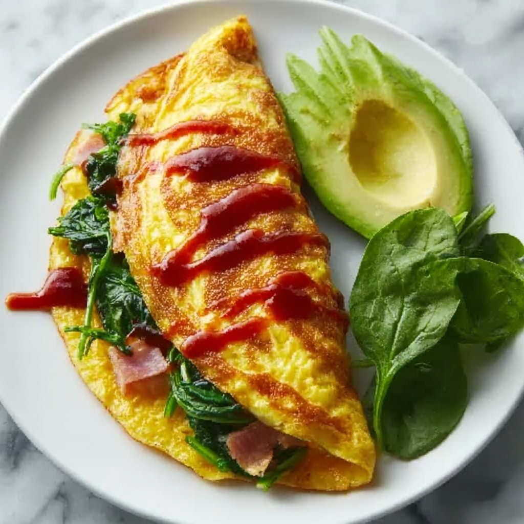 Loaded Breakfast Omelette Recipe - Recipe Image