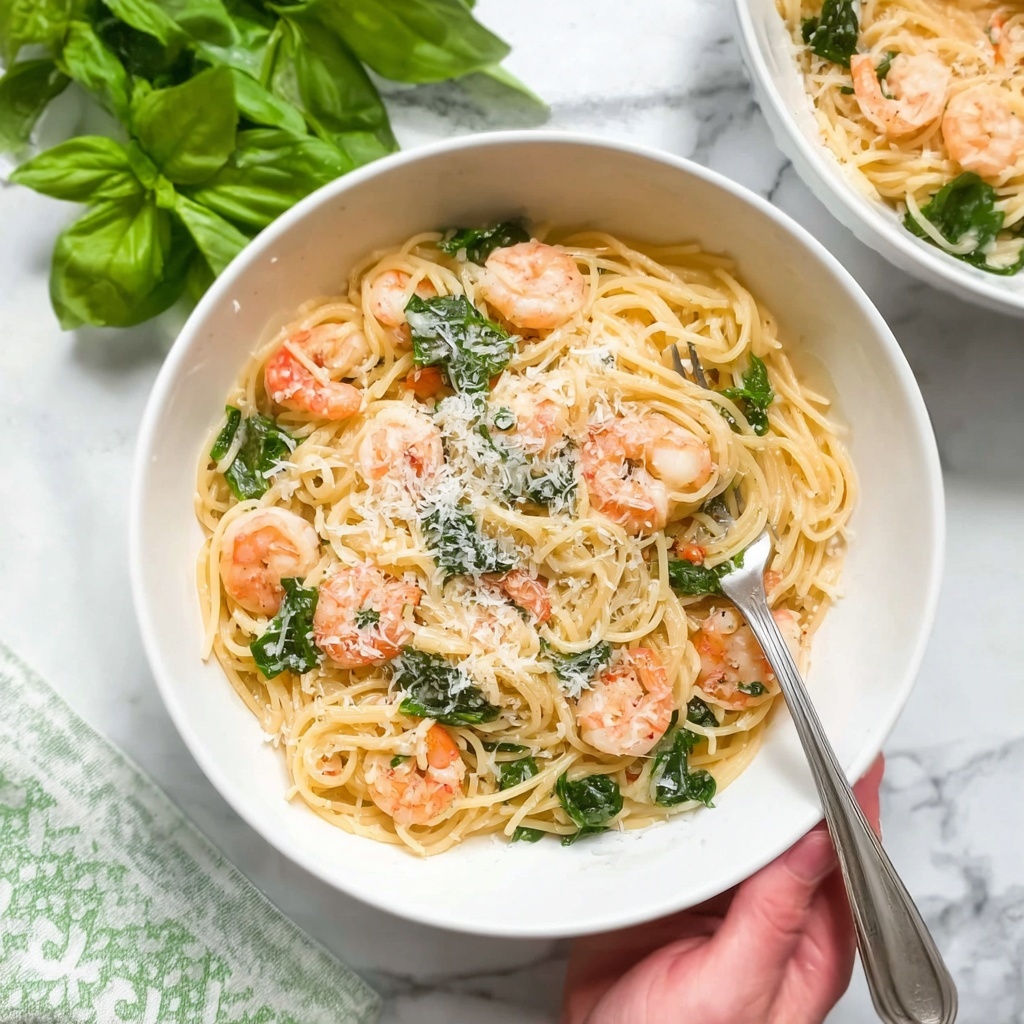 Shrimp and Angel Hair Pasta with Tomato-Basil Sauce Recipe - Recipe Image