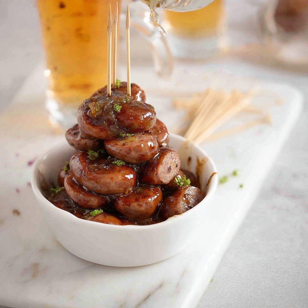 Chorizo Bites in Sweet & Spicy Sauce Recipe - Recipe Image