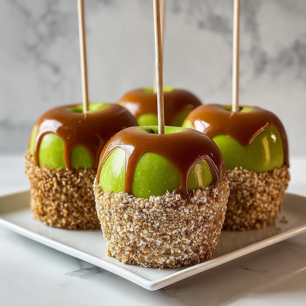 Apple Pie Caramel Apples Recipe - Recipe Image