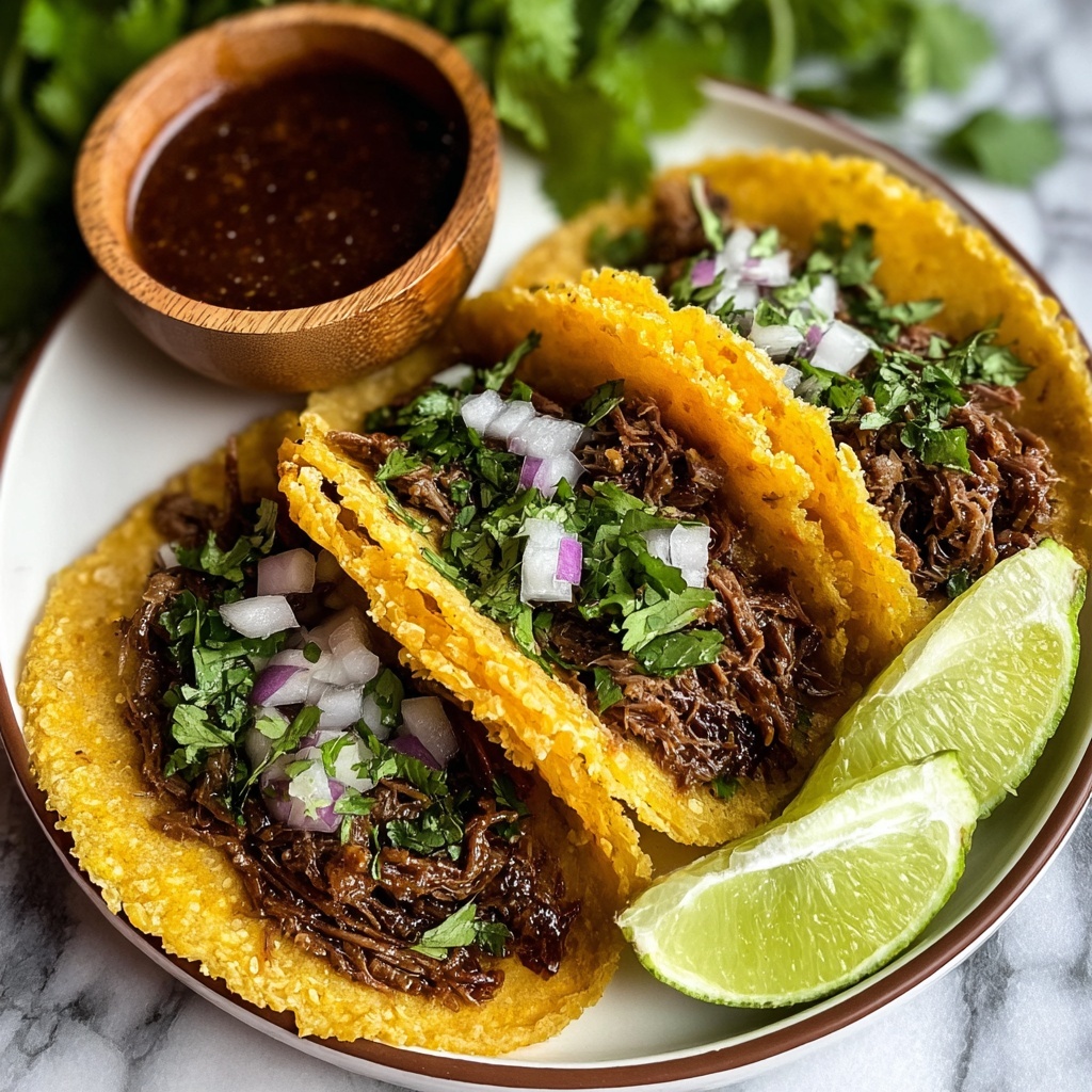 Slow-Cooked Juicy Mexican Birria Tacos Recipe - Recipe Image