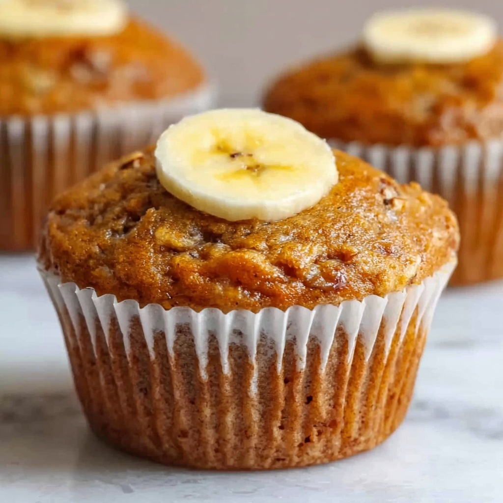 Low-Calorie Greek Yogurt Banana Muffins Recipe - Recipe Image
