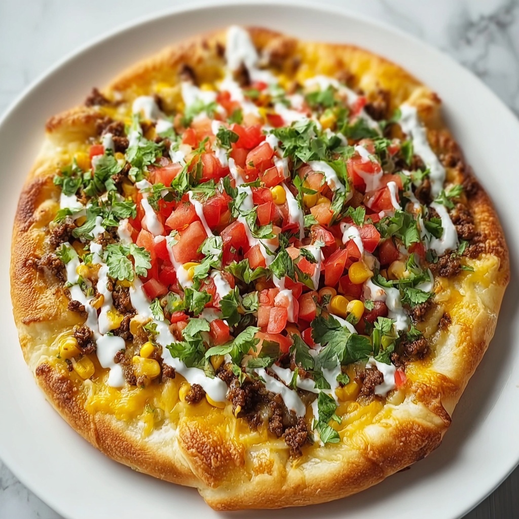 Taco Pizza Recipe - Recipe Image