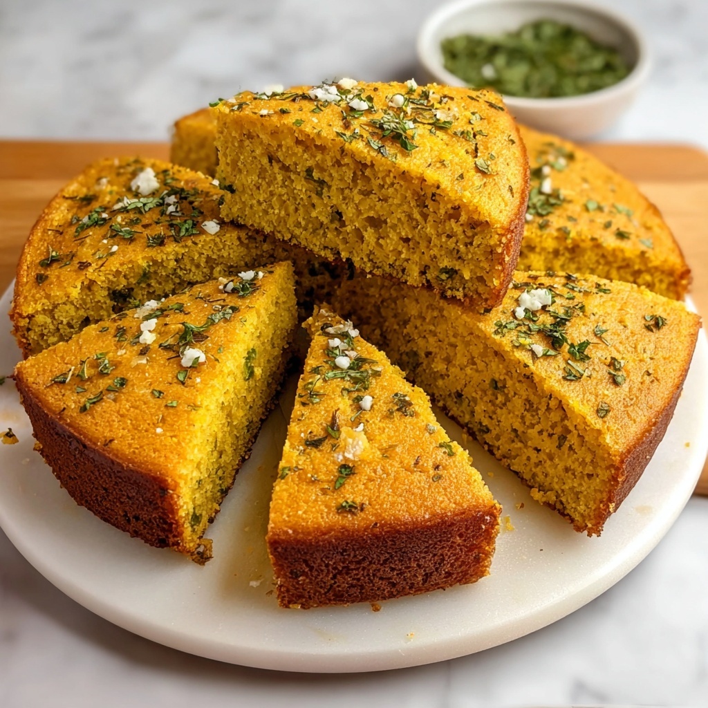 Savory Baked Pumpkin Cornbread Recipe - Recipe Image