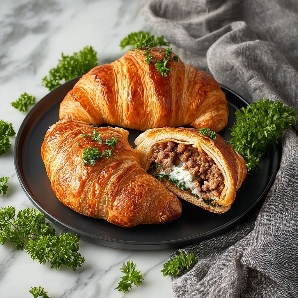 Sausage Cream Cheese Crescents Recipe - Recipe Image