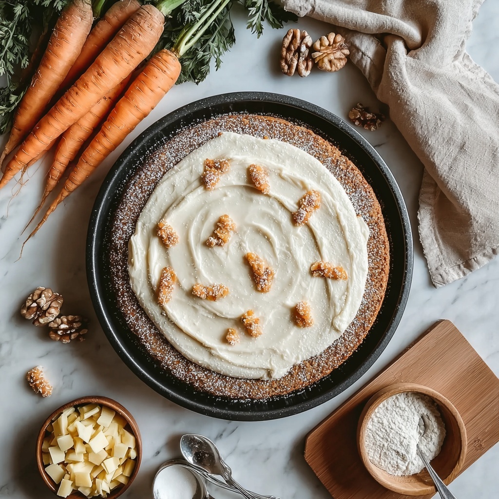 Homemade Carrot Cake With Creamy Cheese Frosting Recipe - Recipe Image