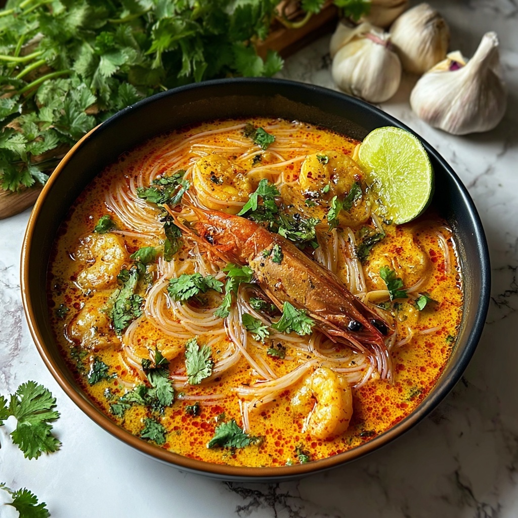Authentic Khao Soi Curry Chiang Mai Noodles Recipe - Recipe Image