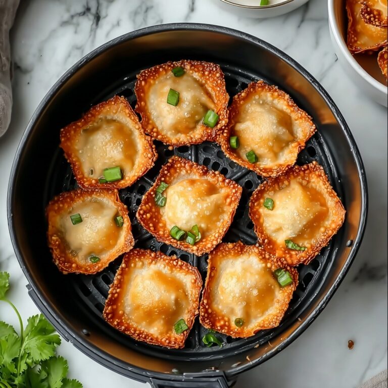 Air Fryer Cream Cheese Wontons Recipe