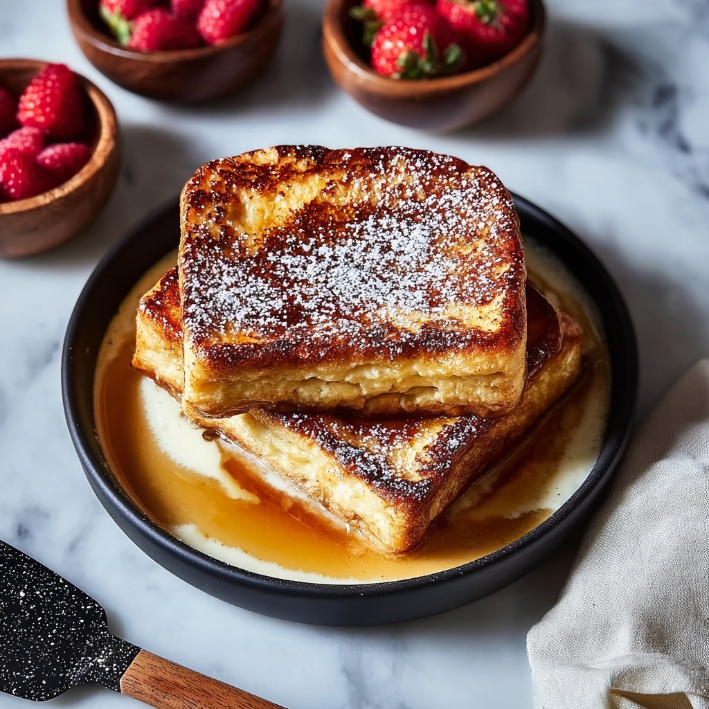 Crème Brûlée French Toast Recipe - Recipe Image