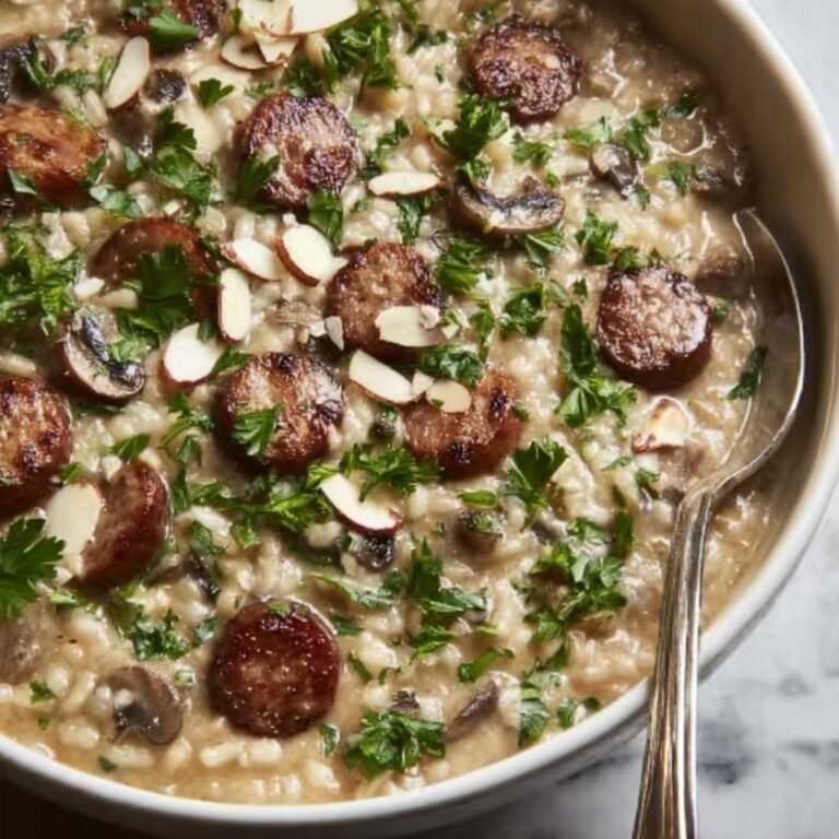 Creamy Italian Sausage and Rice Casserole Recipe