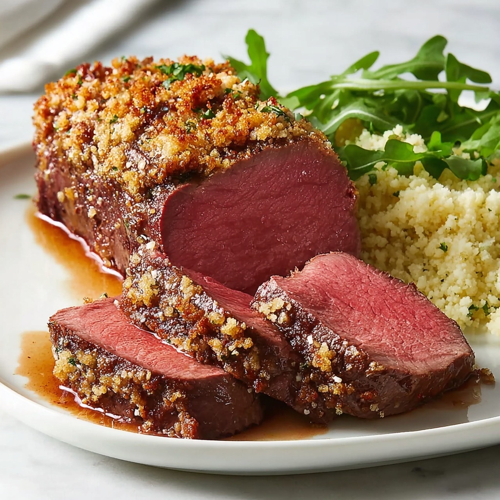 Succulent Horseradish-Encrusted Beef Tenderloin Recipe - Recipe Image
