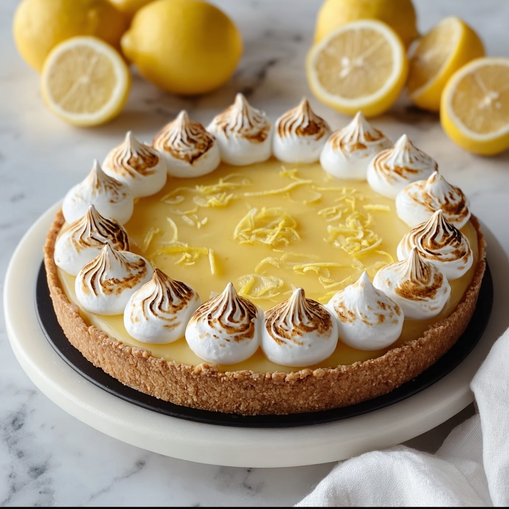 Triple Lemon Meringue Cheesecake Recipe - Recipe Image