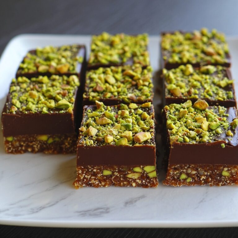 Pistachio Kunafa Brownie Recipe