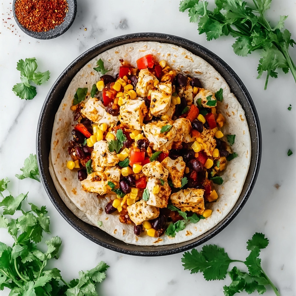 Southwest Chicken Wrap Recipe - Recipe Image
